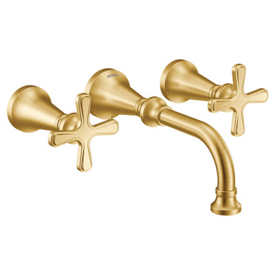 Moen Colinet Wall Mounted Bathroom Faucet Trim Kit, Valve Required