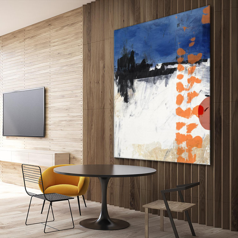 «Midnight Rise Ii», reproduction d'art sur toile géante 54 po x 54 po, H 54 po x l 54 po x P 1,5 po