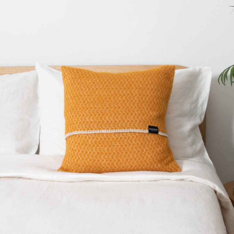 Square Throw Cushion Pad, Yellow