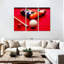 «Table de billard», 3 pièces sur toile-98562828