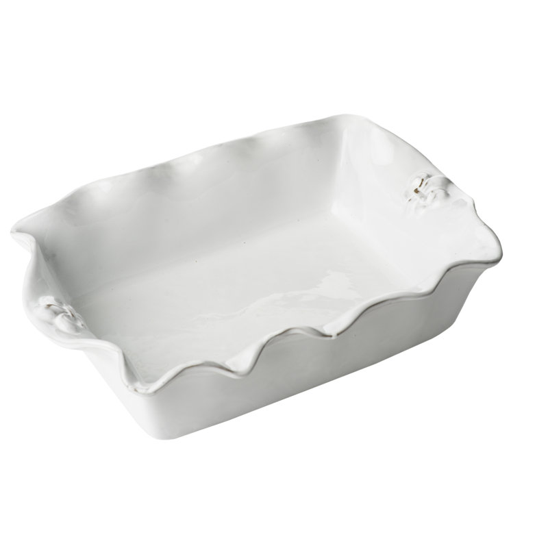 Abigails Fleur De Lis Ceramic Platter