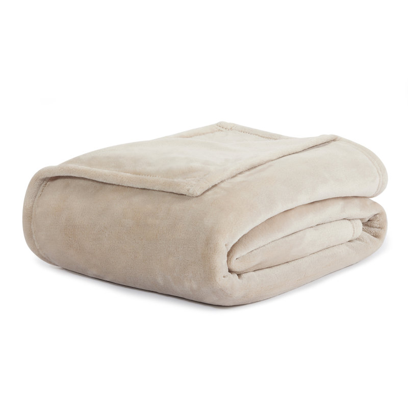 Blanket, Taupe, 60"W x 80"L