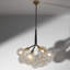 Lustre globe moderne à bulles 4 lumières