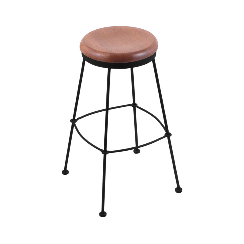 Stationary Bar & Counter Stool, Wood-Medium Oak, Counter Stool (25” Seat Height)