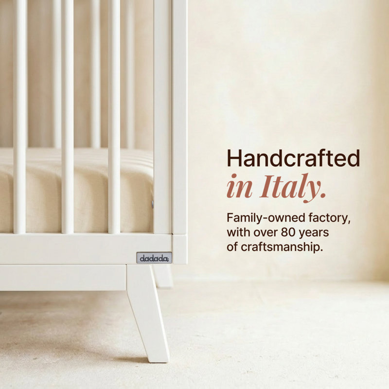 Soho 3-in-1 Convertible Crib, White