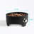 Outdoor Portable Propane Fire Pit with Quick Connect Regulator