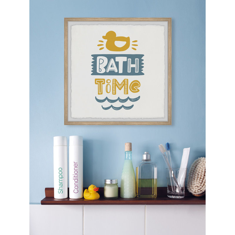Duck Time - Single Picture Frame Print, 81cm H x 81cm W x 3.81cm D