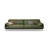 Green Genuine Leather Standard Sofa cushion Loveseat-2011716016