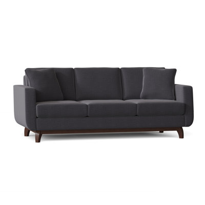 Canapé à accoudoirs carrés 85 po avec coussins réversibles Loy