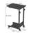 Adjustable Height C Table Sofa Side Bedside Table With Wheels, Hospital Bed Table Rolling Tray With Storage, Mobile Computer Desk Laptop Table For Home Use