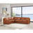 Dillon Leather L-Shaped Sectional