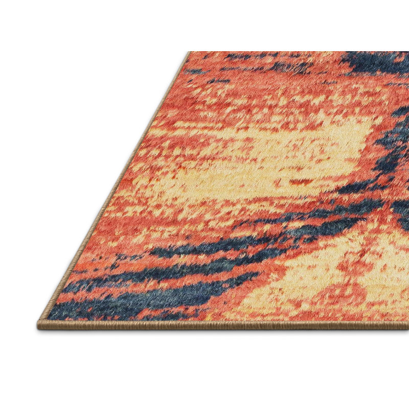 Tapis abstrait moderne 2538, Tapis de couloir 2 pi x 5 pi