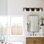 Éclairage pour meuble-lavabo à intensité variable à 4 lumières