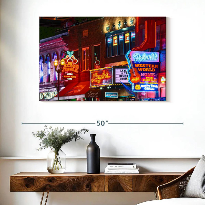 Sirci Nashville Neon Nights, H 26 po x l 39 po