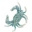 Beaded Crab Ornament - 11.5 Inches Set Of 6