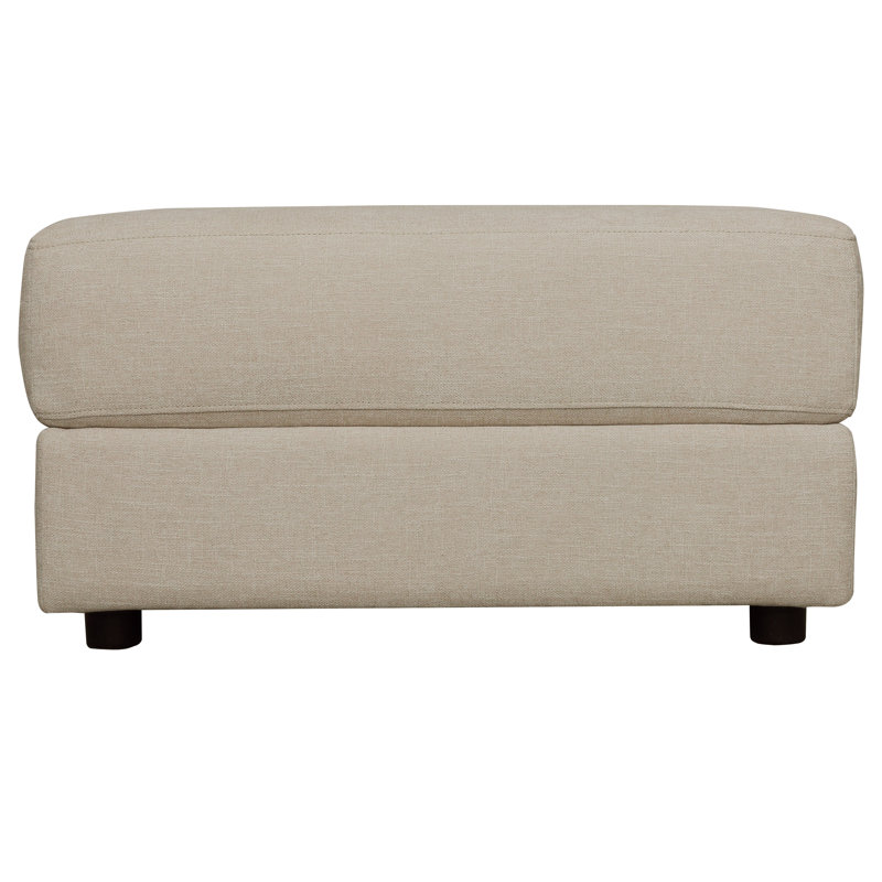 Repose-pieds standard large Marsi Arrollo, 100% polyester sable