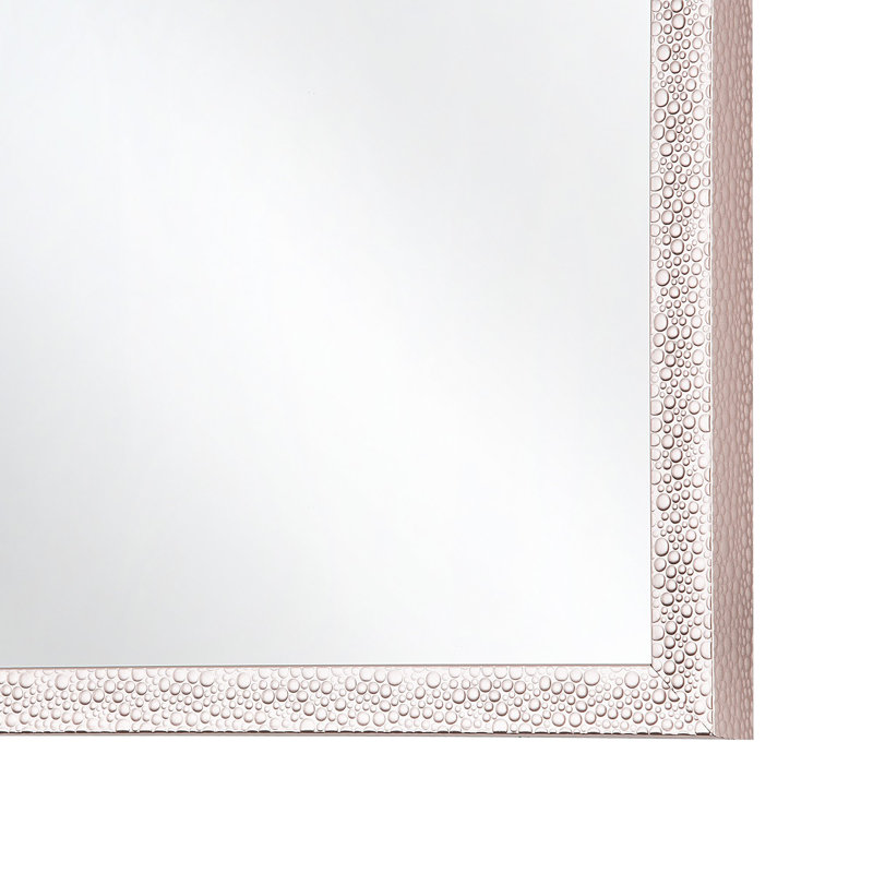 Marbletown Flat Wall Mirror, Pink