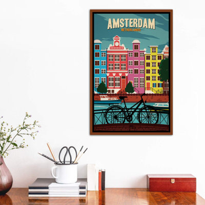" Amsterdam " Graphic Art Print