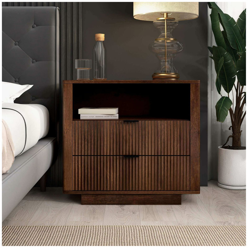 Table de chevet 2 tiroirs Lola