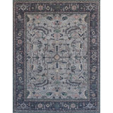 Transitional One-of-a-Kind Rectangle 8'9" X 11'6" Hand Knotted Area Rug