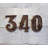 H Reflective Weather Resistant Self-Adhesive Surface Mount Floating Mount House Number-51091189