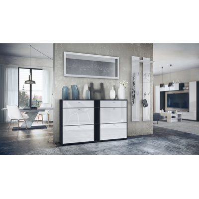 Orlando 215 cm W Hallway Set with Shoe Storage