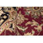 Hand-Knotted High-Quality Red and Navy Area Rug