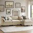 108" W Modern Sectional with Ottoman