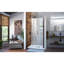 Porte de douche à charnière sans cadre l 36 "x H 72" Unidoor avec technologie Clearmax ™