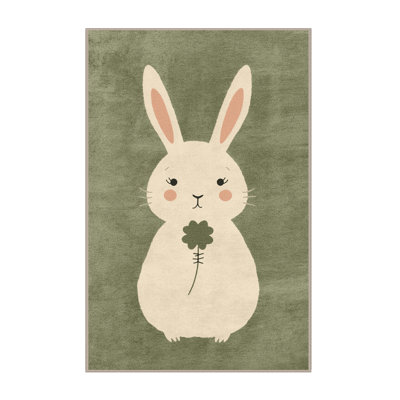 Soft Plush Esquer St Patties Modern & Contemporary Abstract Area Rug in Brown – Beige Binding