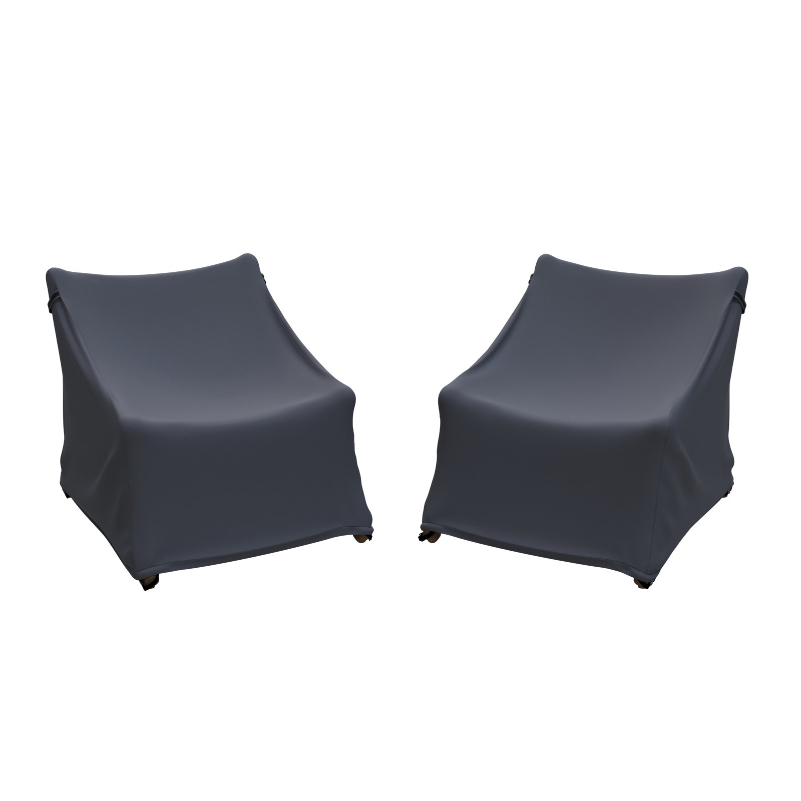 Teak Outdoor Armless Lounge Chair Cover