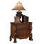 Table de chevet traditionnelle avec 2 tiroirs-861774906