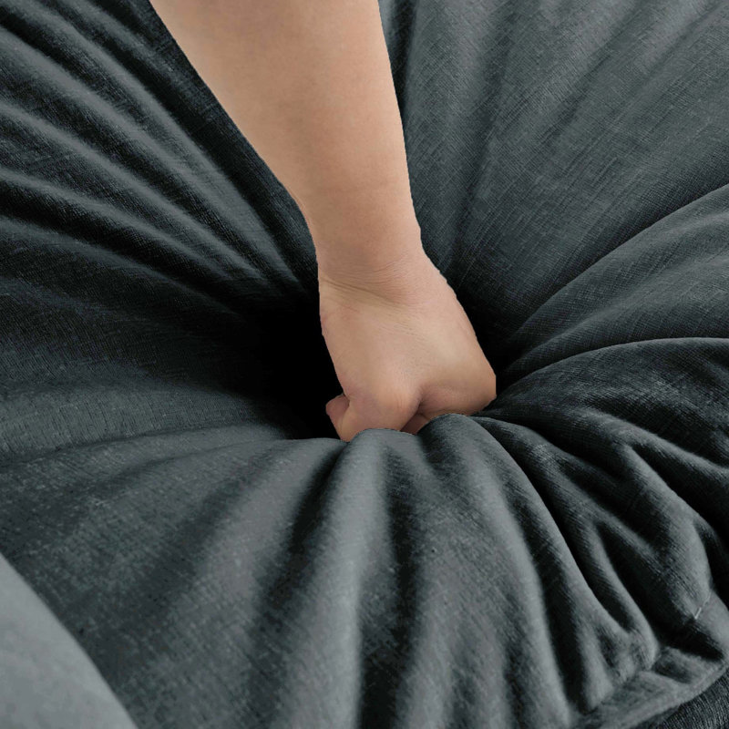 Comfy chenille 4 sièges avec construction en bois massif et rembourrage doux, structure stable et confortable