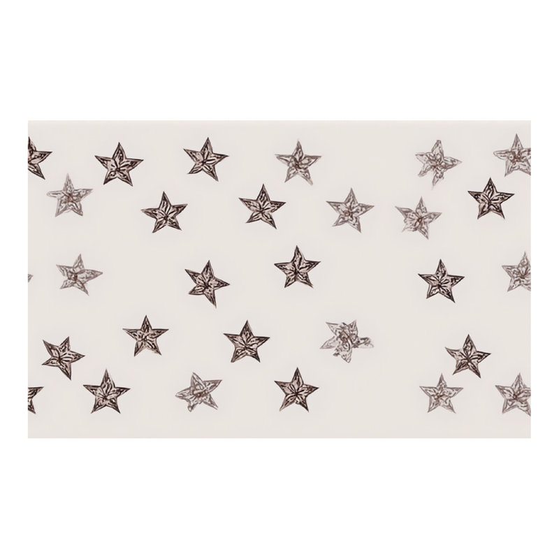 Vintage Metal Star 60 x 120 in Memorial Day Scalloped Edge Rectangular Table Cover