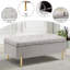Repose-pieds en velours avec banc de rangement, siège polyvalent avec rangement caché, banc de bout de lit, banc capitonné avec rangement-534352765