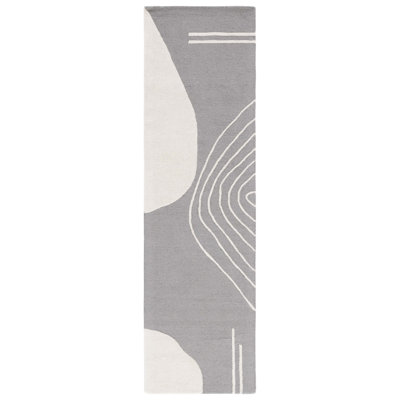 Tapis gris / ivoire Arabelle 860
