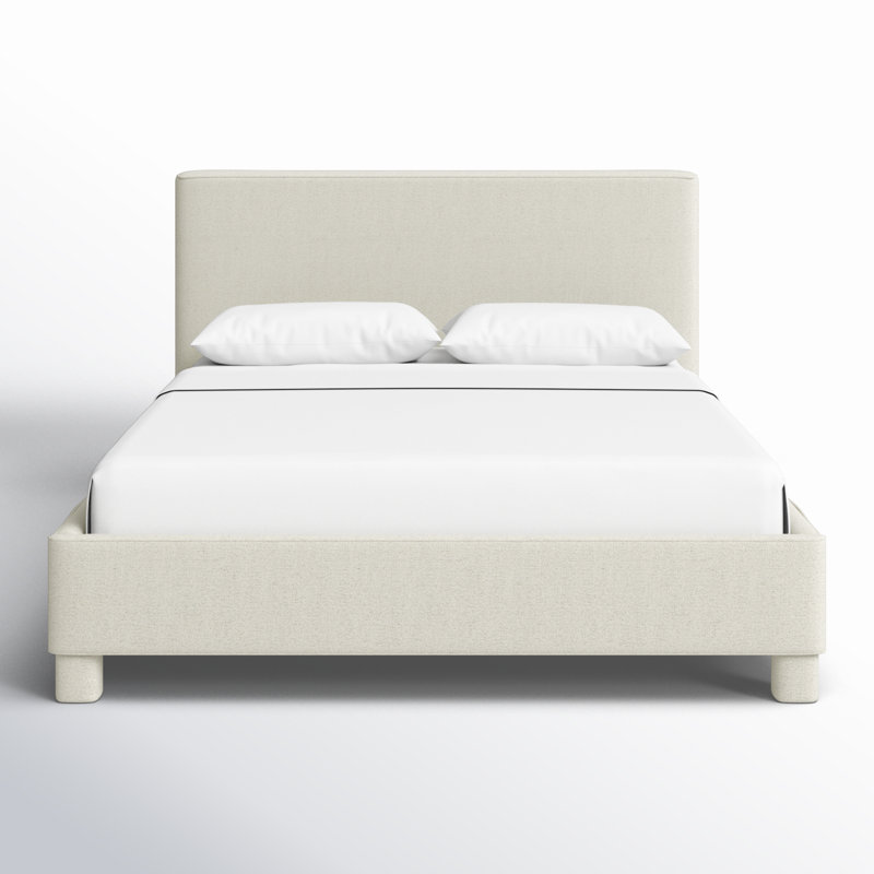 Ichigo Upholstered Bed, Queen, Light Grey