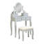Ensemble de coiffeuse et tabouret de maquillage en bois, ensemble de coiffeuse et tabouret de maquillage en bois Ashley-142531416