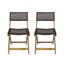 Chaise bistro Hillside, ensemble de 2