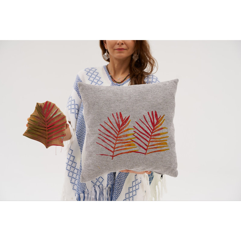 Housse de coussin décorative, 50% polyester / 50% coton, 16,9 po x 16,9 po | Impression numérique, lavable à la machine à 86 ° F | Parfait pour la décoration intérieure, le salon et la chambre à coucher, tissu doux et durable