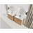 92'' Freestanding Bathroom Vanity with White Ceramic Sink, and 1-Small Storage Cabinet, Soft-Close Door, Imitative Oak, KD-Packing, Plywood-1076123489