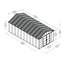Yukon 10.9 ft. W x 8.3 ft. D Plastic Garden Shed