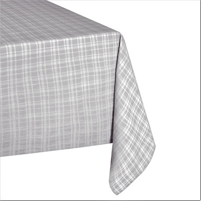 Mappsburg Plaid Cotton Blend Tablecloth