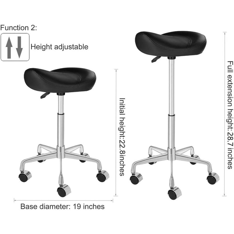 Adjustable Height Ergonomic Industrial Stool