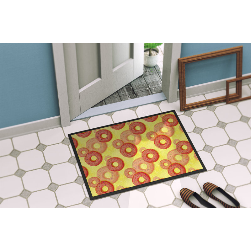 Tapis d’extérieur anti-dérapant à la juste porte-fruits, Rectangle 24 po x 36 po