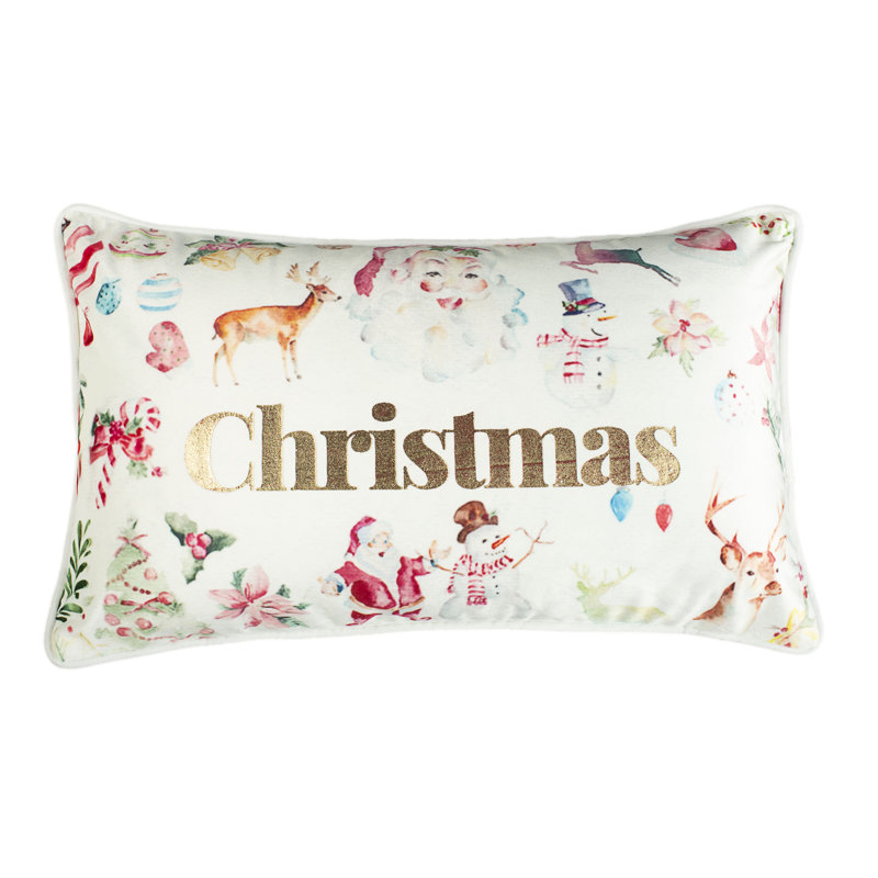 Coussin lombaire Patrick, White/Gold