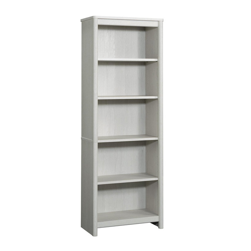 Bibliothèque à 5 tablettes, finition blanche