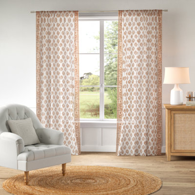 Trento Sheer Cotton Blend Curtain