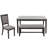 6 - Person Four Leg Dining Set-683953813-683953812