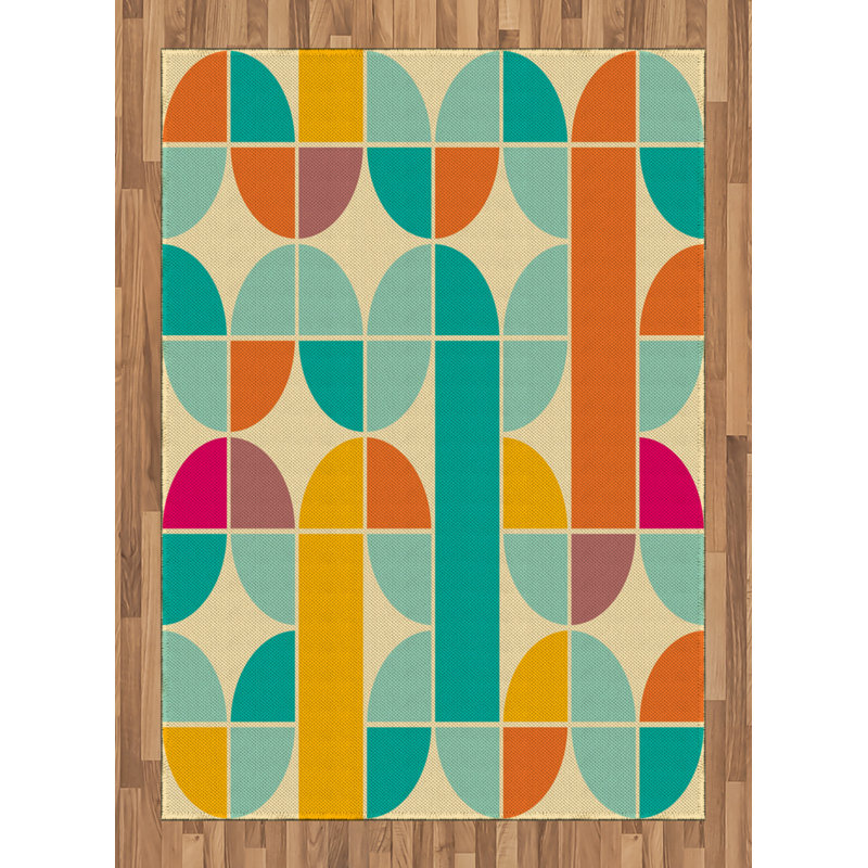 Roxie Ikat Hand Woven Area Rug, Rectangle 120 x 180cm